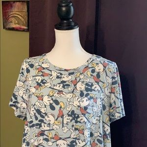Disney For LuLaRoe Vintage Mickey Carly Dress